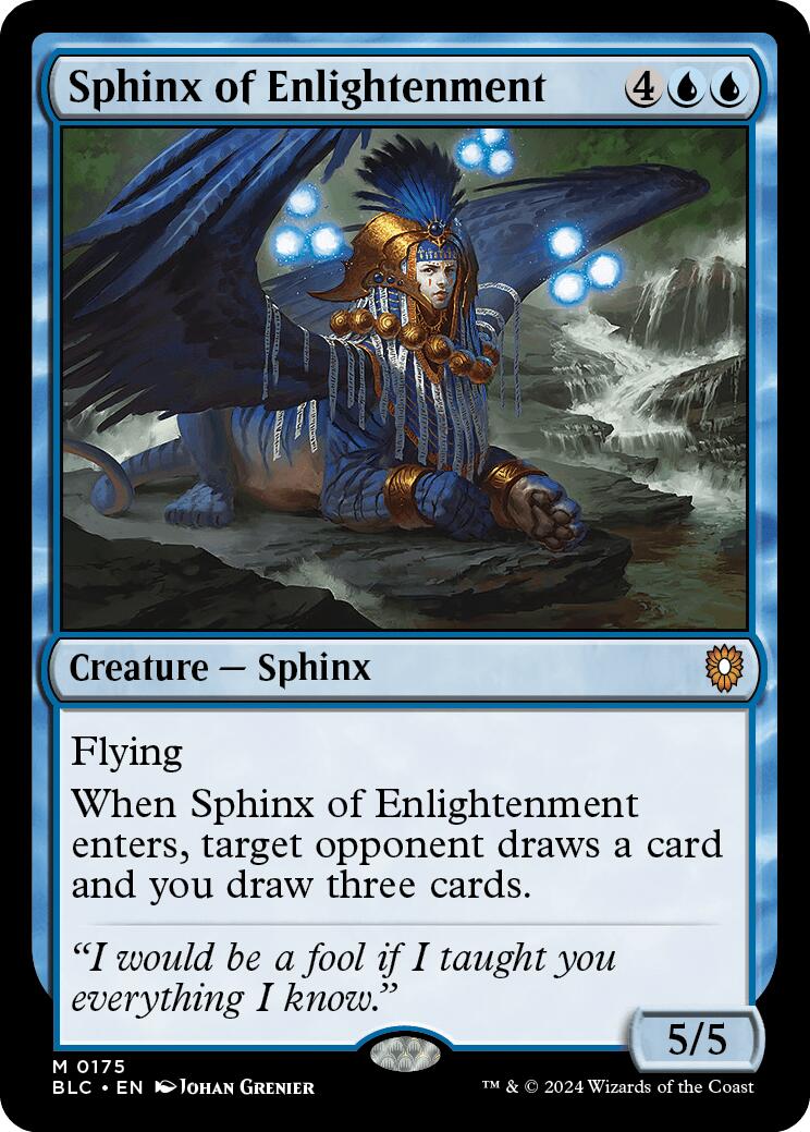 Sphinx of Enlightenment [Bloomburrow Commander] | Cracking-Singles