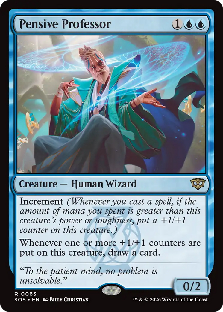 Pensive Professor [Secrets of Strixhaven] | Cracking-Singles