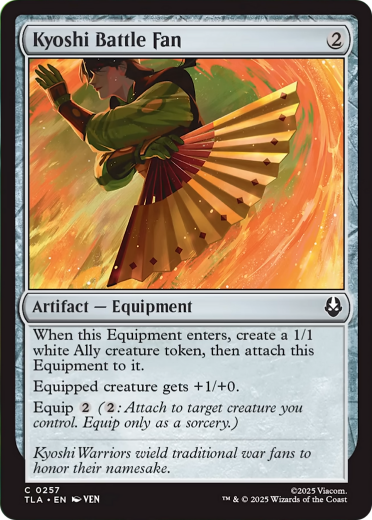 Kyoshi Battle Fan [Avatar: The Last Airbender] | Cracking-Singles