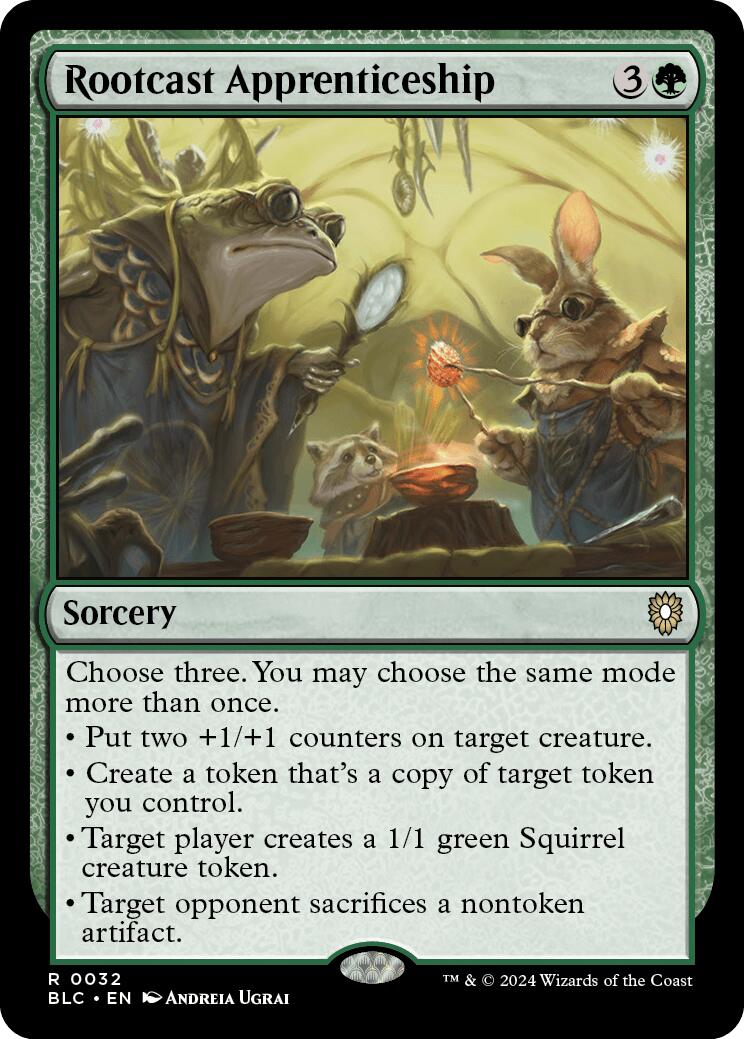 Rootcast Apprenticeship [Bloomburrow Commander] | Cracking-Singles