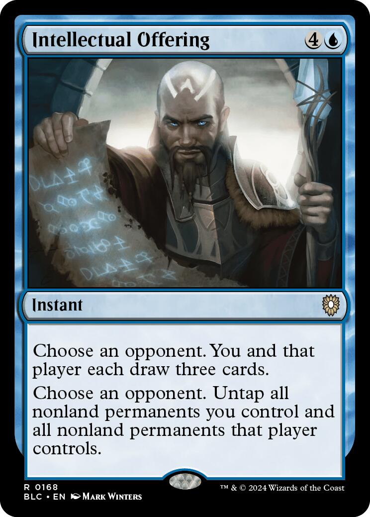 Intellectual Offering [Bloomburrow Commander] | Cracking-Singles
