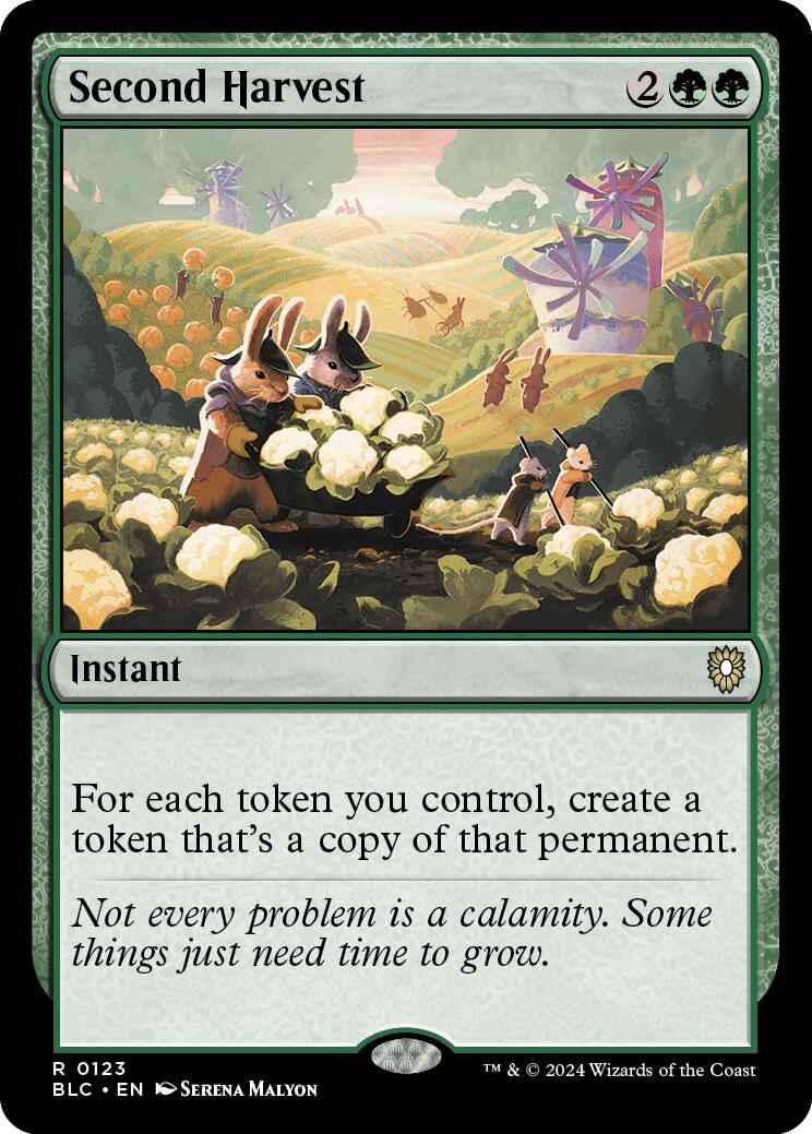 Second Harvest [Bloomburrow Commander] | Cracking-Singles