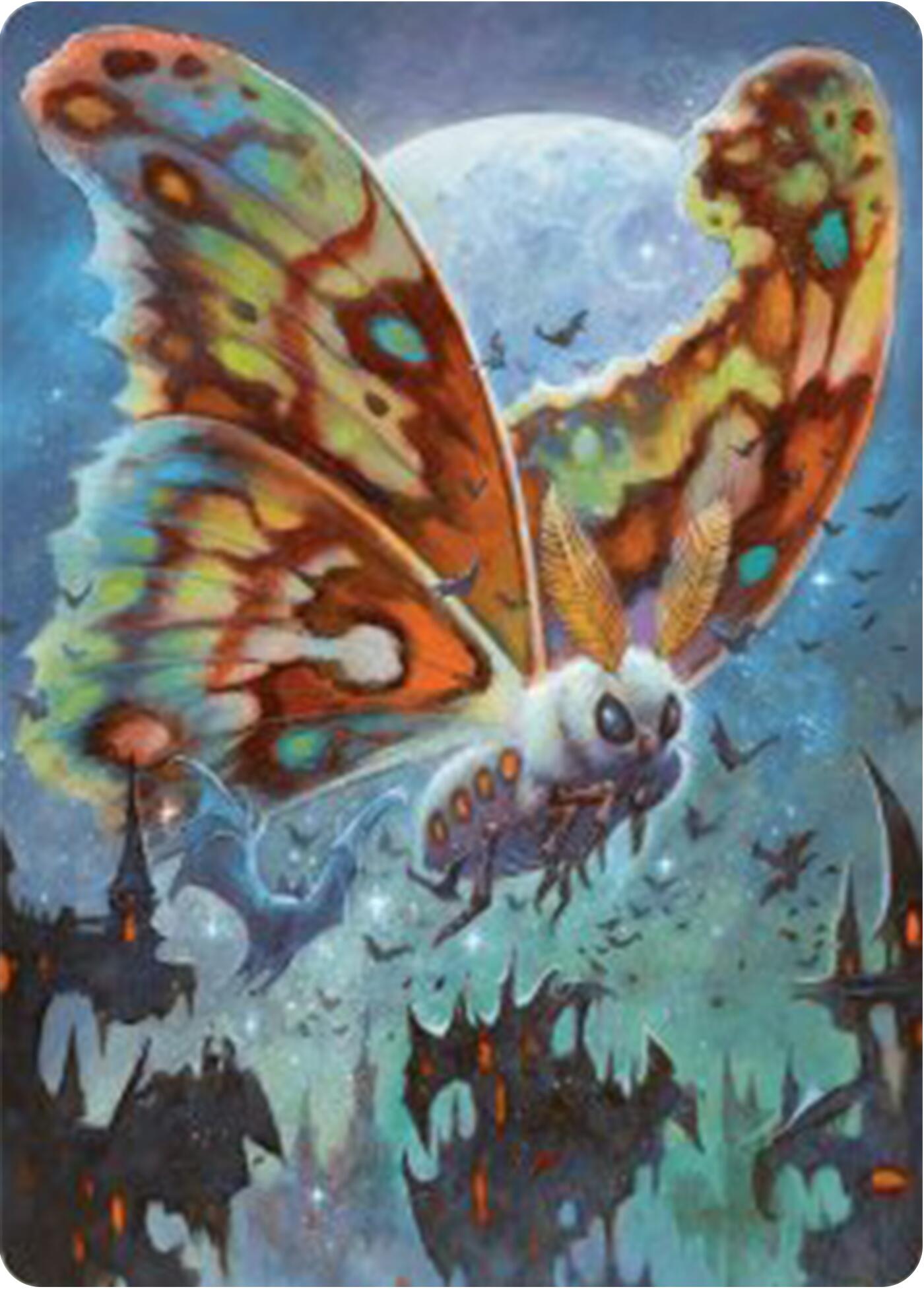 Luminous Broodmoth Art Card [Bloomburrow Art Series] | Cracking-Singles