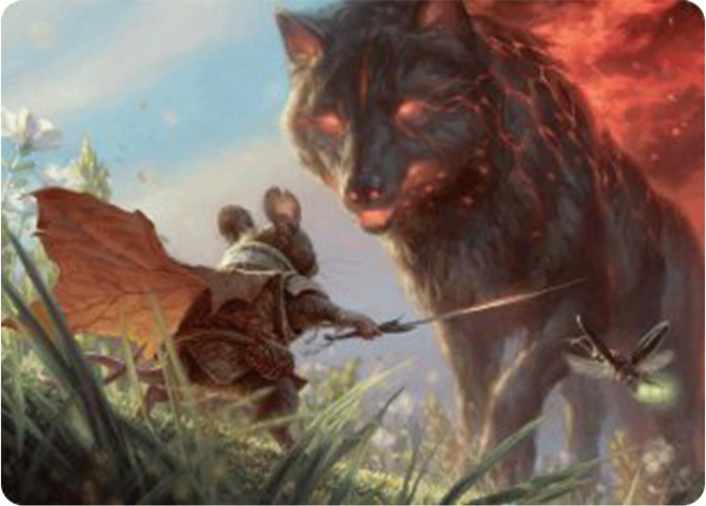 Repel Calamity Art Card [Bloomburrow Art Series] | Cracking-Singles
