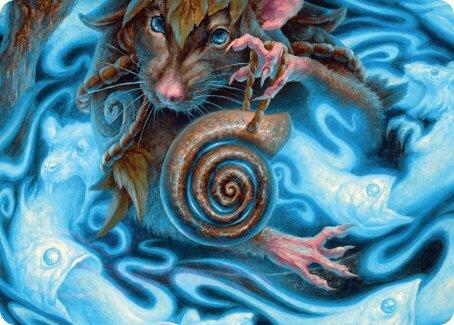 Mind Spiral Art Card [Bloomburrow Art Series] | Cracking-Singles