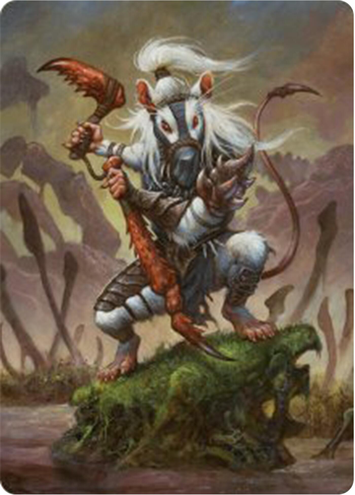 Ink-Eyes, Servant of Oni Art Card [Bloomburrow Art Series] | Cracking-Singles