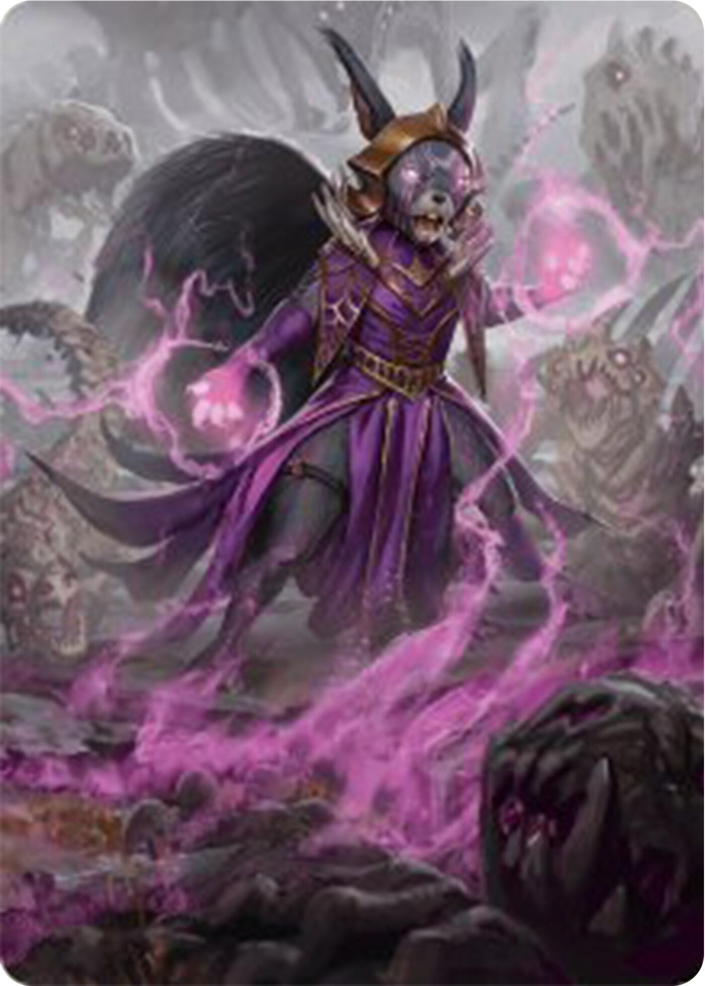 Liliana of the Dark Realms Art Card [Bloomburrow Art Series] | Cracking-Singles