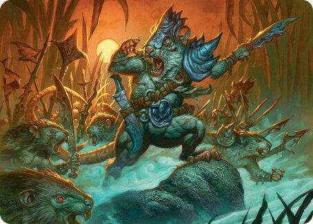 Persistent Marshstalker Art Card [Bloomburrow Art Series] | Cracking-Singles