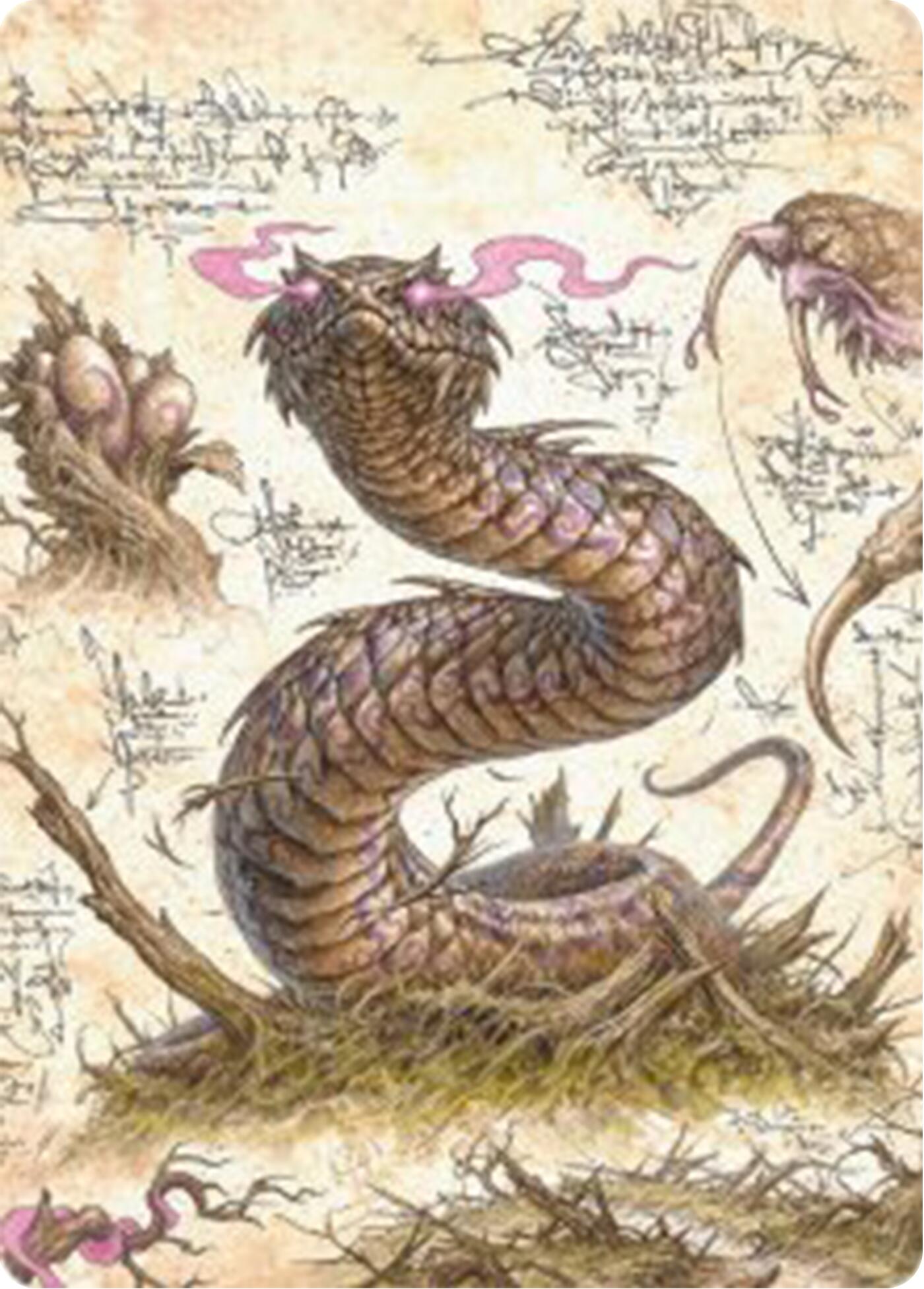 Rottenmouth Viper Art Card [Bloomburrow Art Series] | Cracking-Singles