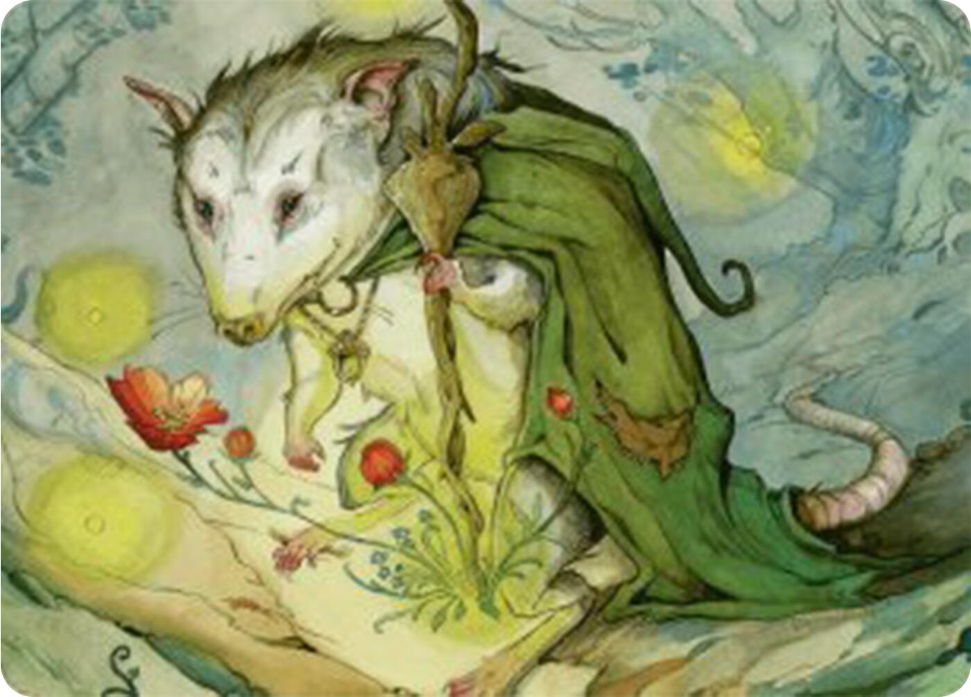 Tender Wildguide Art Card [Bloomburrow Art Series] | Cracking-Singles