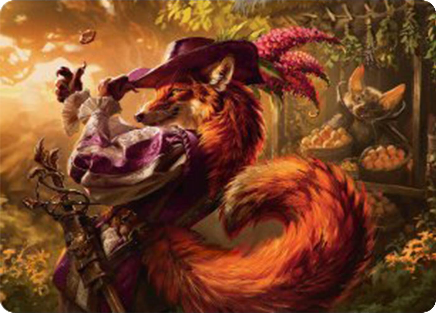 Mr. Foxglove Art Card [Bloomburrow Art Series] | Cracking-Singles