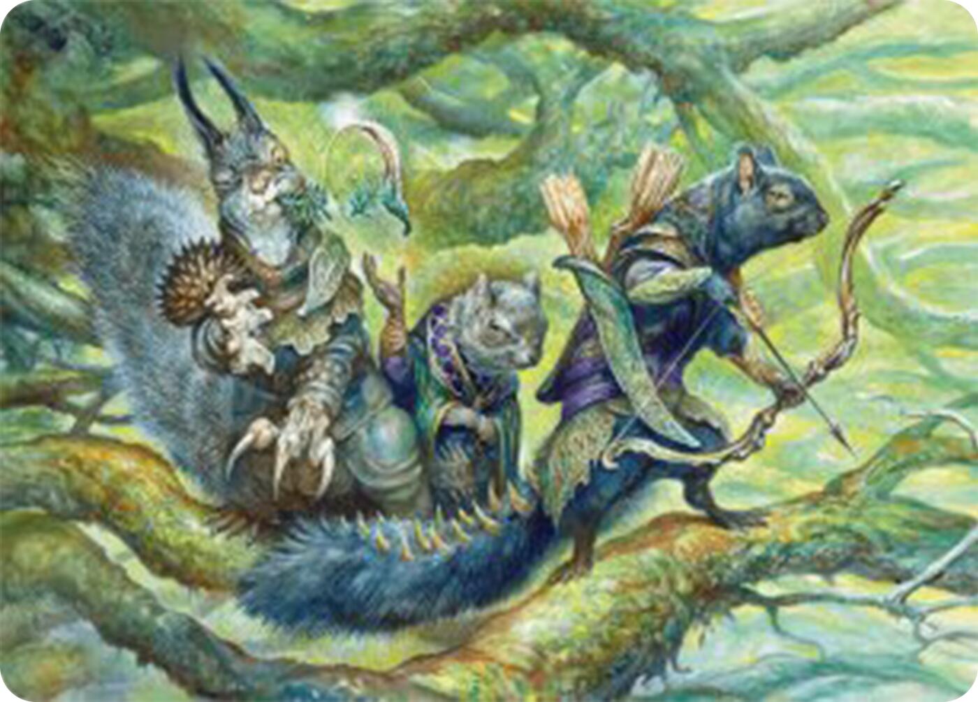 The Odd Acorn Gang Art Card [Bloomburrow Art Series] | Cracking-Singles