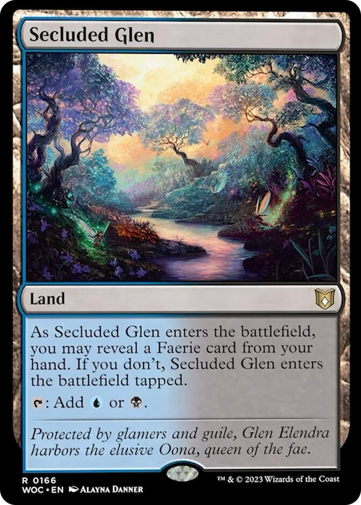 Secluded Glen [Wilds of Eldraine Commander] | Cracking-Singles