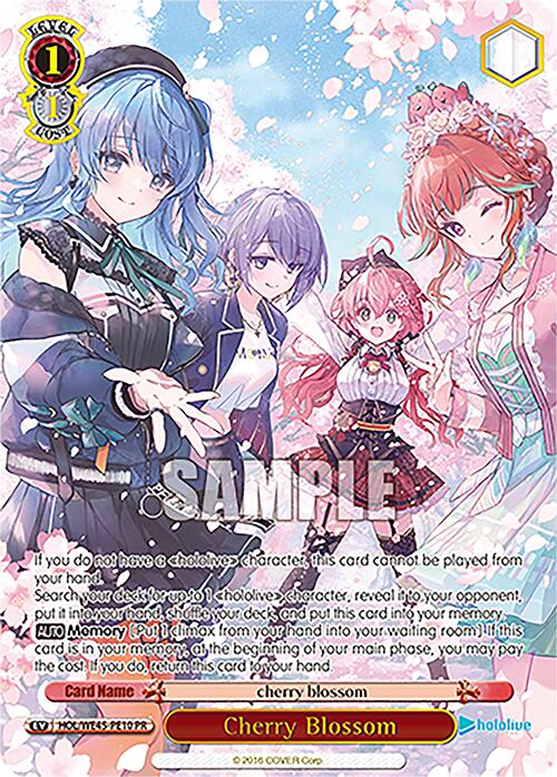 Cherry Blossom (HOL/WE45-PE10 PR) [hololive production ft. Weiss Schwarz Ambassadors] | Cracking-Singles