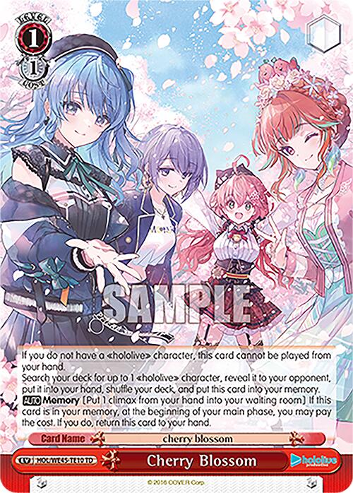 Cherry Blossom (HOL/WE45-TE10 TD) [hololive production ft. Weiss Schwarz Ambassadors] | Cracking-Singles