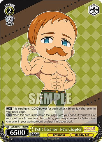 Petit Escanor: New Chapter (Foil) [The Seven Deadly Sins: Revival of The Commandments] | Cracking-Singles
