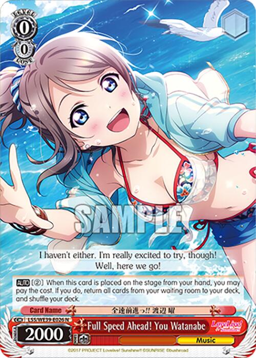 Full Speed Ahead! You Watanabe (LSS/WE39-E026 N) [Love Live! School Idol Festival 10th Anniversary] | Cracking-Singles