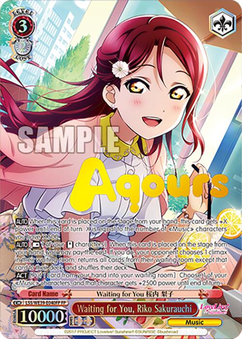 Waiting for You, Riko Sakurauchi (LSS/WE39-E040FP FP) [Love Live! School Idol Festival 10th Anniversary] | Cracking-Singles