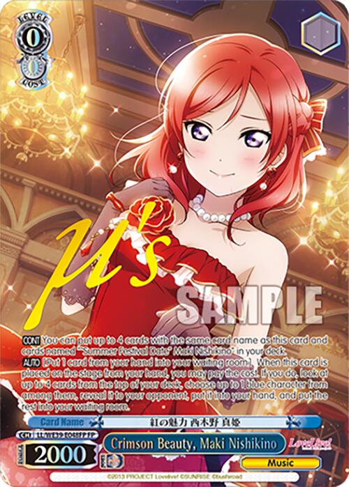 Crimson Beauty, Maki Nishikino (LL/WE39-E048FP FP) [Love Live! School Idol Festival 10th Anniversary] | Cracking-Singles