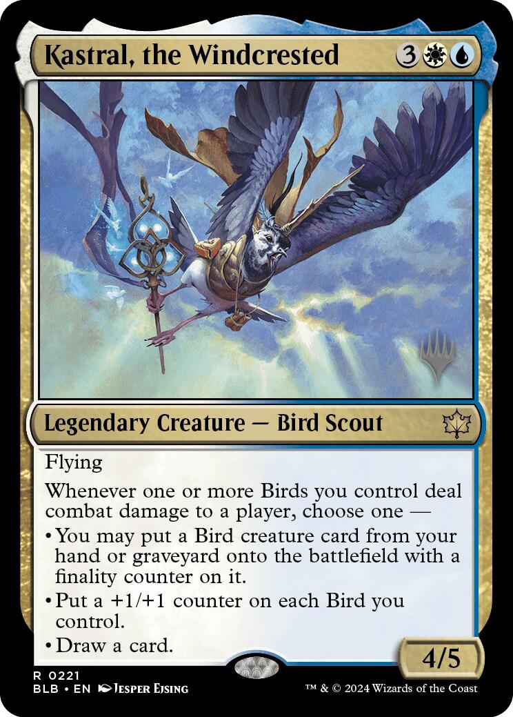 Kastral, the Windcrested (Promo Pack) [Bloomburrow Promos] | Cracking-Singles