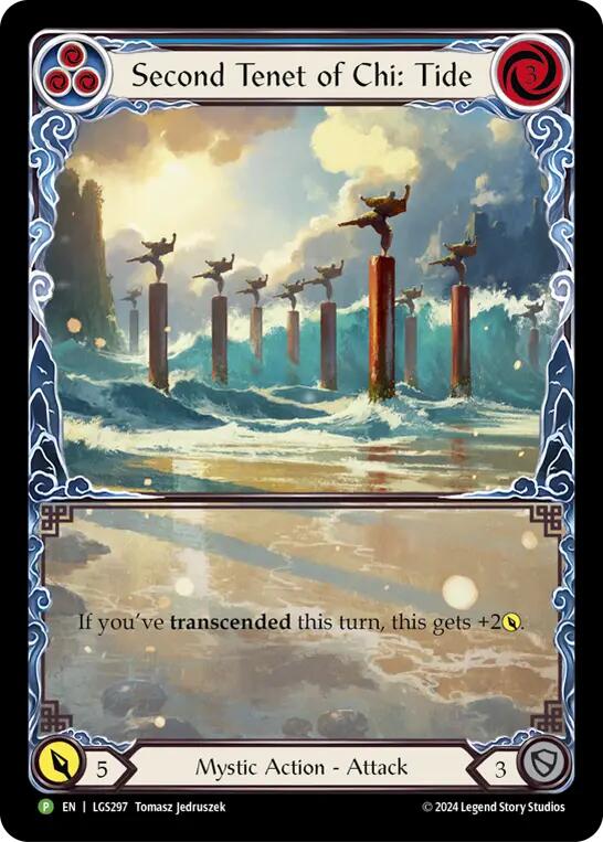 Second Tenet of Chi: Tide [LGS297] (Promo)  Rainbow Foil | Cracking-Singles