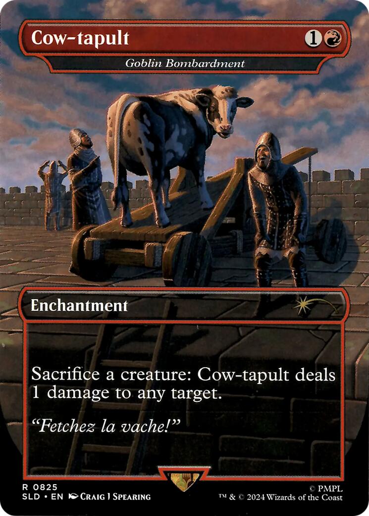 Cow-tapult - Goblin Bombardment [Secret Lair Drop Series] | Cracking-Singles
