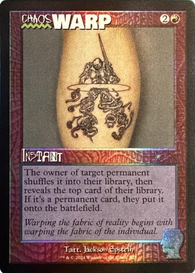 Chaos Warp (Rainbow Foil) [Secret Lair Drop Series] | Cracking-Singles