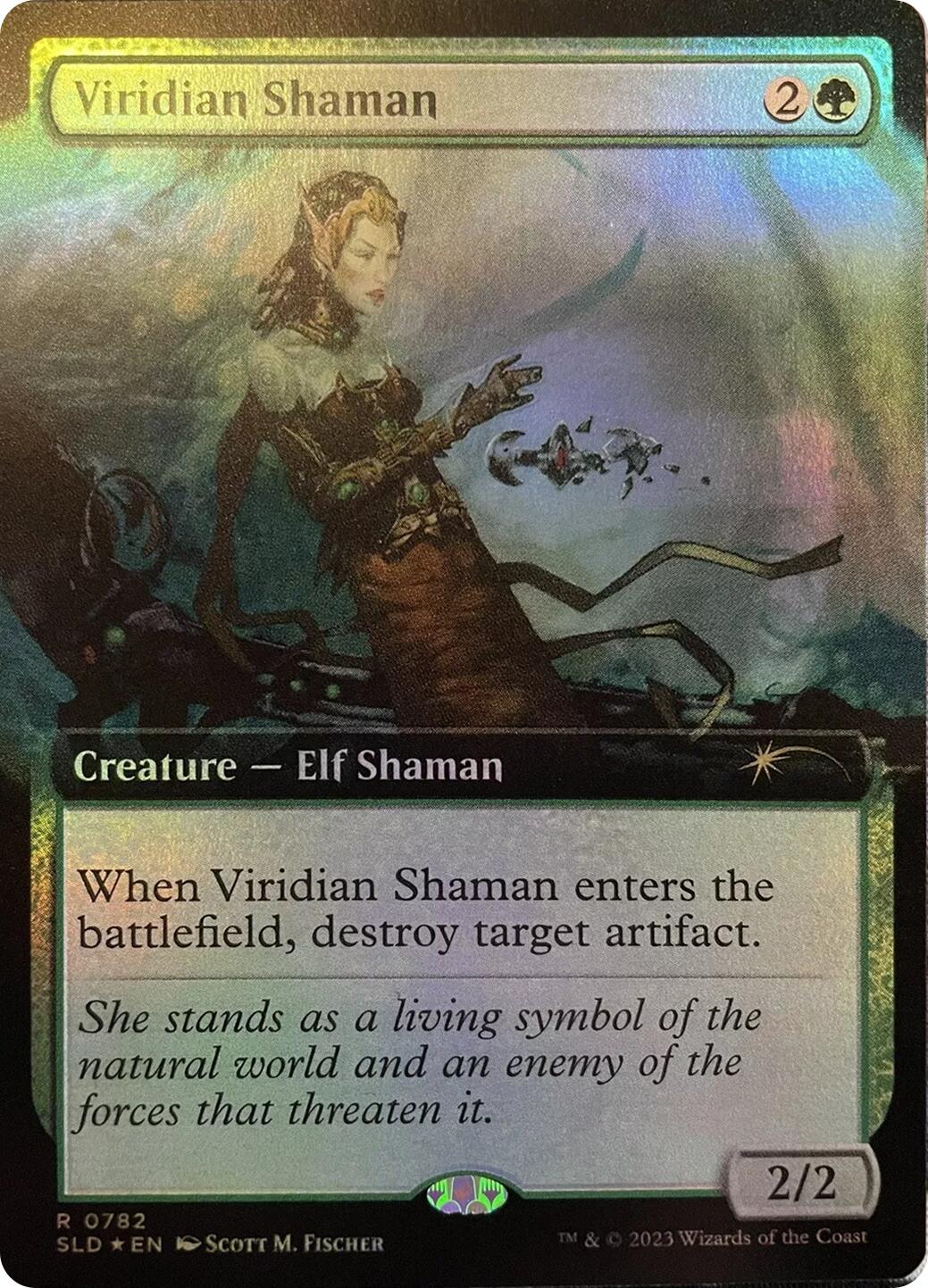 Viridian Shaman (Extended Art) [Secret Lair Drop Series] | Cracking-Singles