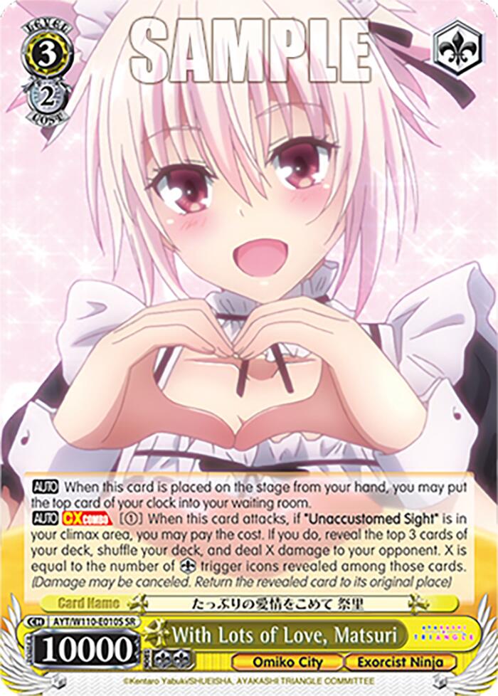 With Lots of Love, Matsuri [Ayakashi Triangle] | Cracking-Singles