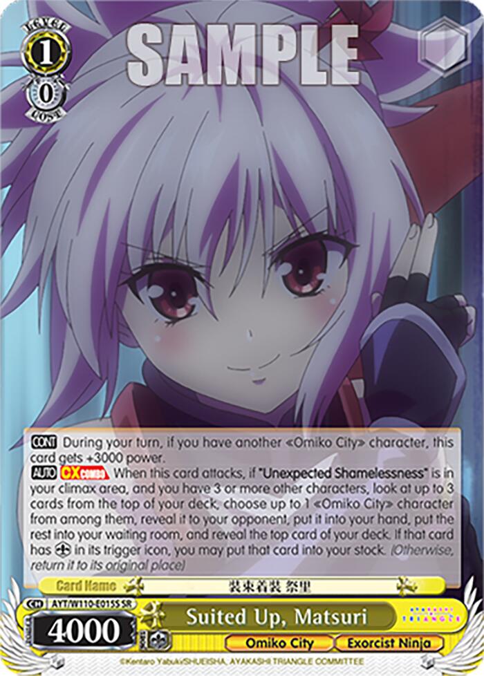 Suited Up, Matsuri [Ayakashi Triangle] | Cracking-Singles