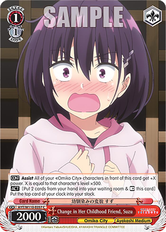 Change in Her Childhood Friend, Suzu [Ayakashi Triangle] | Cracking-Singles