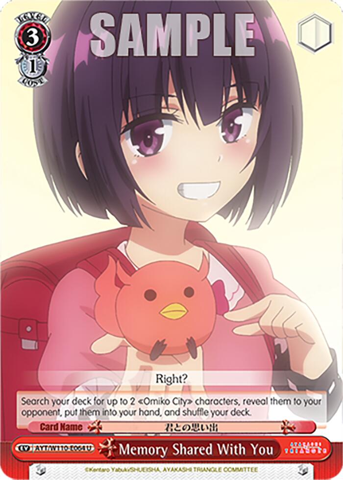 Memory Shared With You [Ayakashi Triangle] | Cracking-Singles