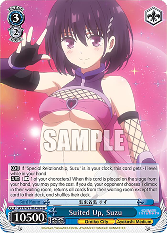 Suited Up, Suzu [Ayakashi Triangle] | Cracking-Singles
