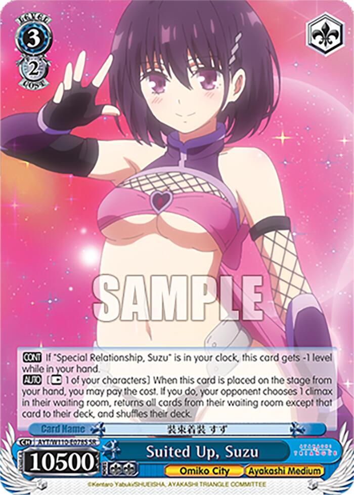Suited Up, Suzu [Ayakashi Triangle] | Cracking-Singles