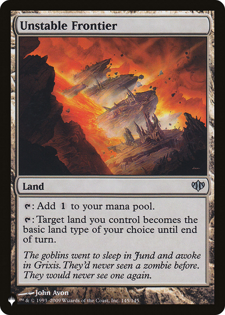 Unstable Frontier [The List] | Cracking-Singles
