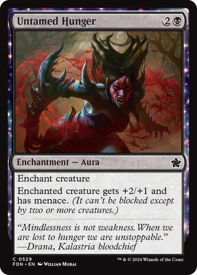 Untamed Hunger [Foundations] | Cracking-Singles