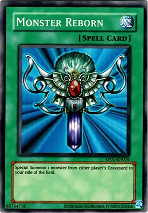 Monster Reborn [RP01-EN016] Super Rare | Cracking-Singles