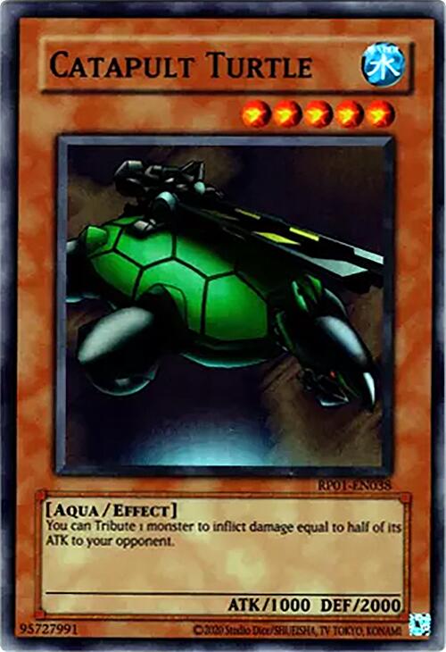 Catapult Turtle [RP01-EN038] Super Rare | Cracking-Singles