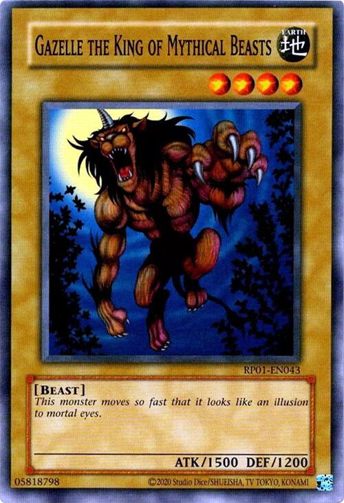 Gazelle the King of Mythical Beasts [RP01-EN043] Common | Cracking-Singles