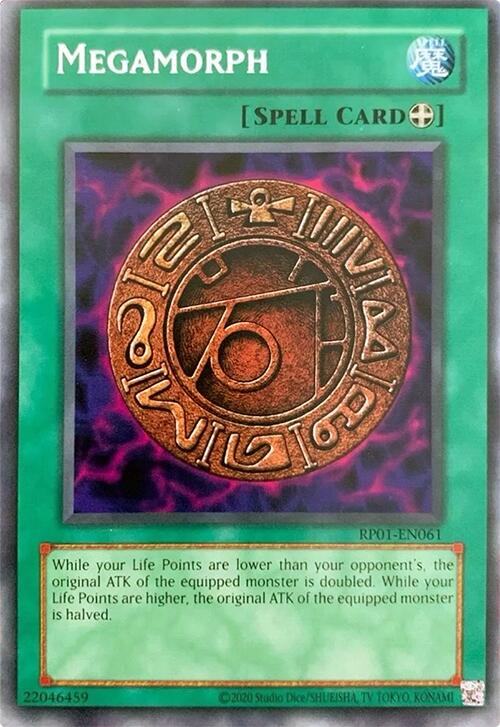 Megamorph [RP01-EN061] Rare | Cracking-Singles