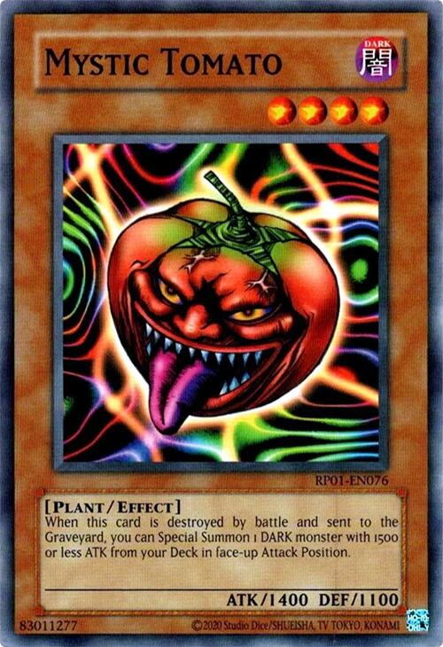 Mystic Tomato [RP01-EN076] Common | Cracking-Singles