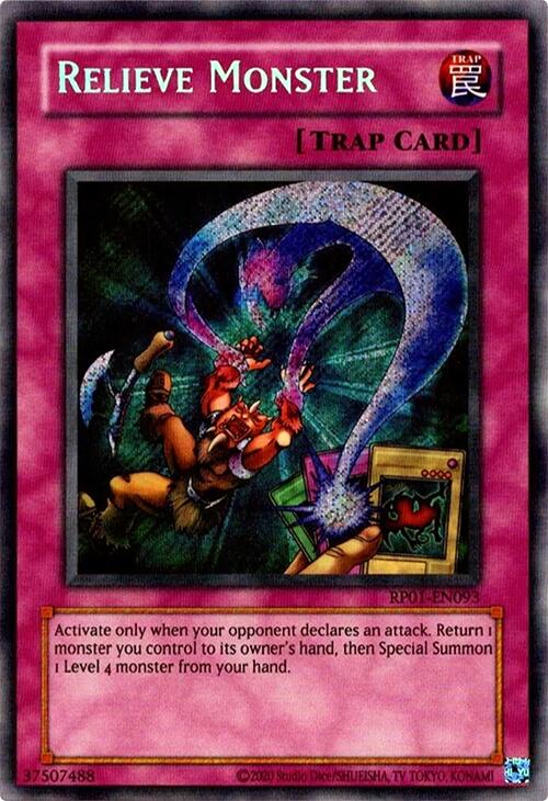 Relieve Monster [RP01-EN093] Secret Rare | Cracking-Singles