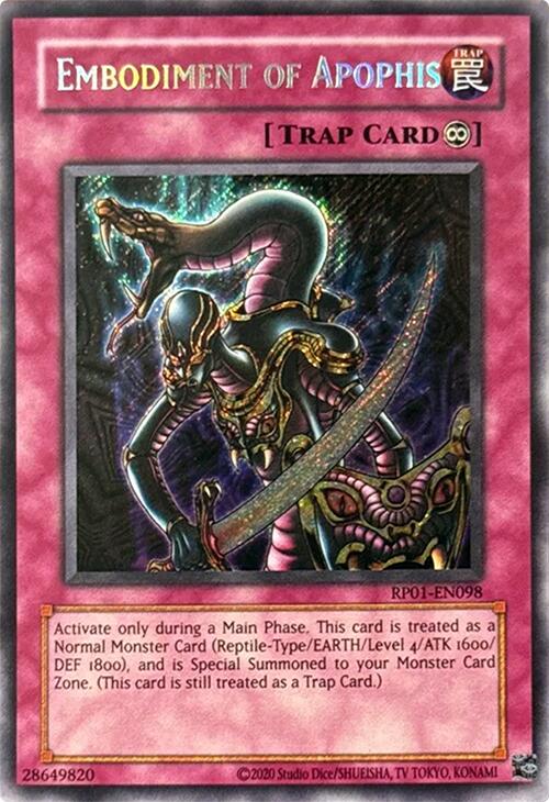 Embodiment of Apophis [RP01-EN098] Secret Rare | Cracking-Singles