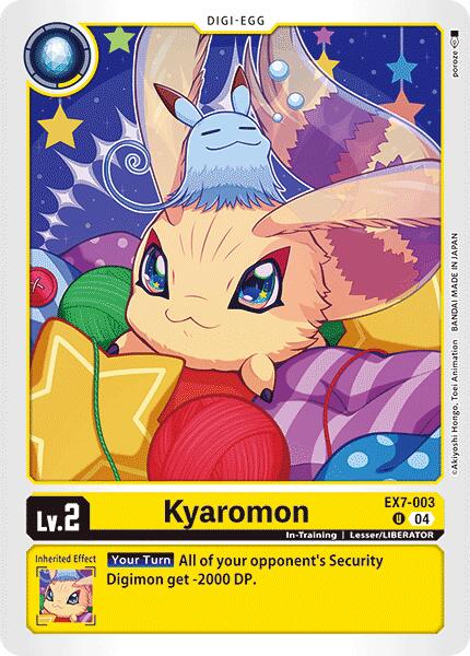 Kyaromon [EX7-003] [Digimon LIBERATOR] | Cracking-Singles