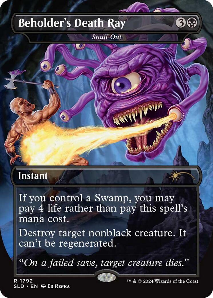 Beholder's Death Ray - Snuff Out [Secret Lair Drop Series] | Cracking-Singles