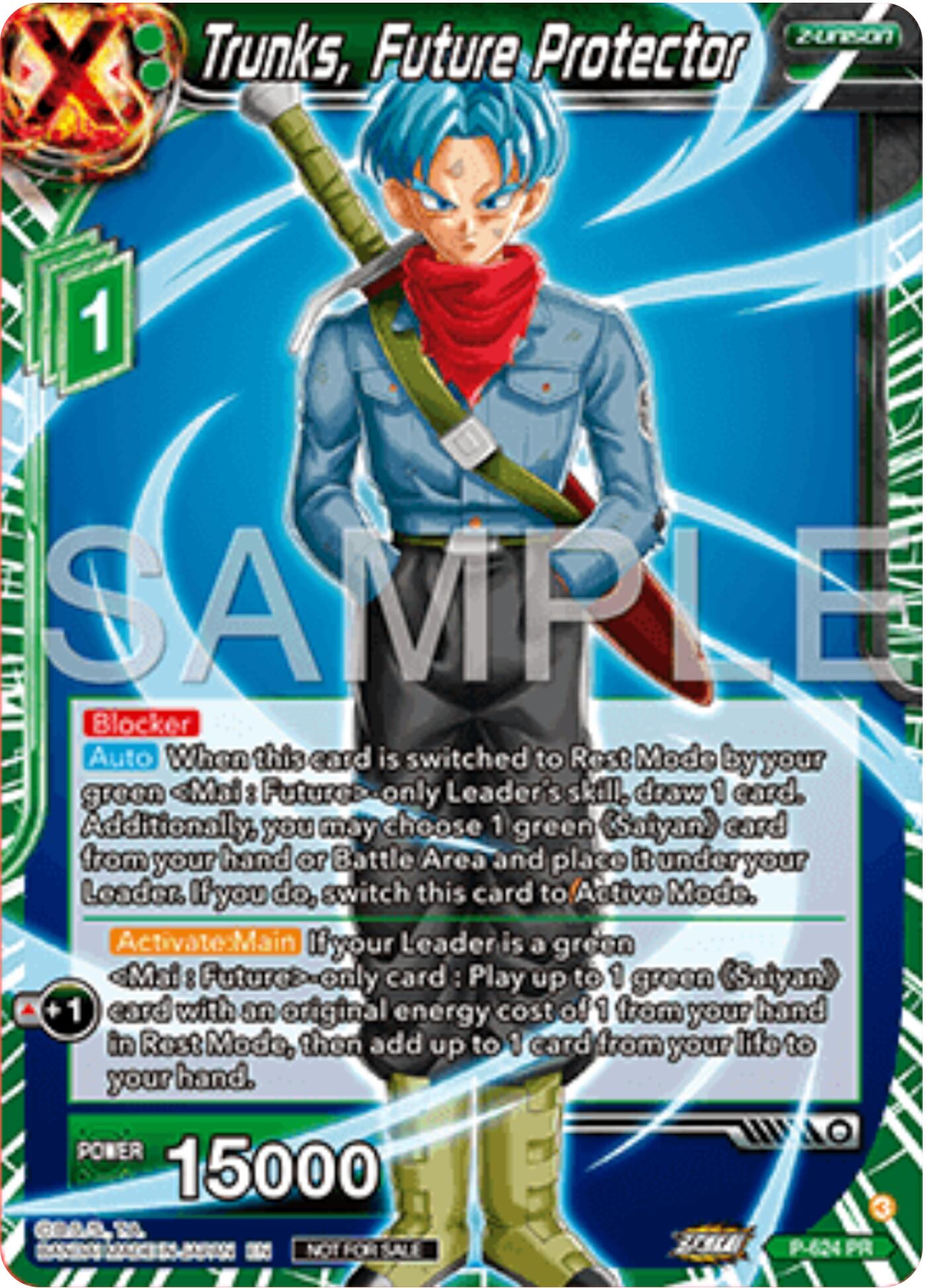 Trunks, Future Protector (P-424) [Promotion Cards] | Cracking-Singles