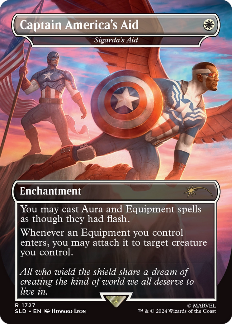 Captain America's Aid - Sigarda's Aid [Secret Lair Drop Series] | Cracking-Singles