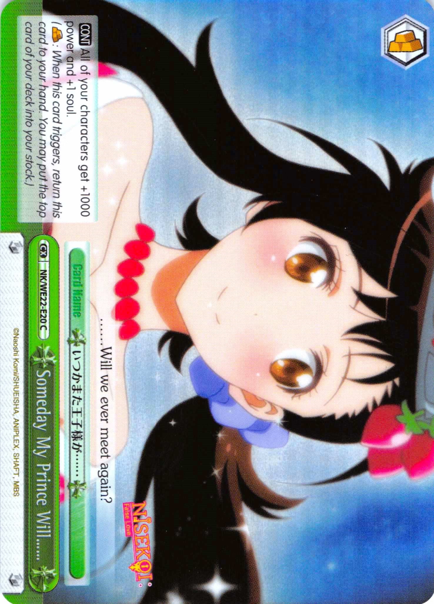 Someday My Prince Will......(Parallel Foil) (NK/WE22-E20) [NISEKOI Extra Booster] | Cracking-Singles