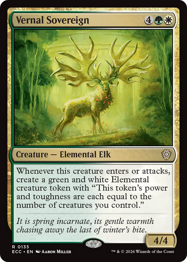 Vernal Sovereign [Lorwyn Eclipsed Commander] | Cracking-Singles