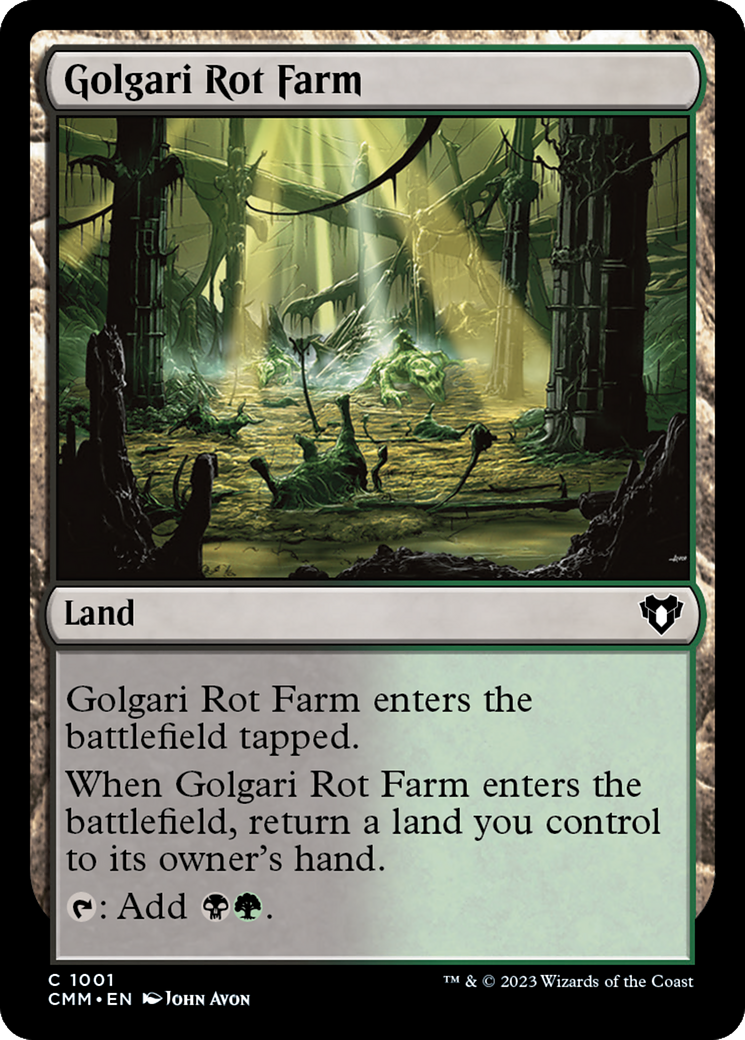 Golgari Rot Farm [Commander Masters] | Cracking-Singles